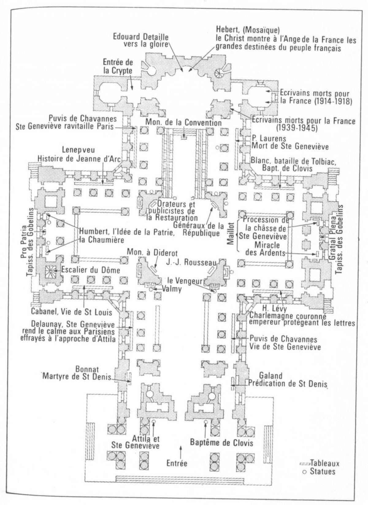 नक्शे के Panthéon पेरिस
