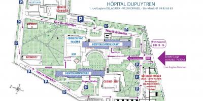 नक्शे के Joffre-Dupuytren के अस्पताल