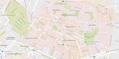 नक्शे के Montmartre