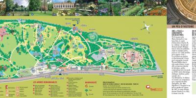 नक्शे के Parc de Bagatelle