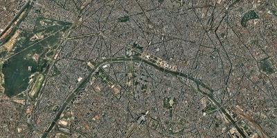 मानचित्र के उपग्रह पेरिस