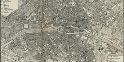 पेरिस के नक्शे 1800