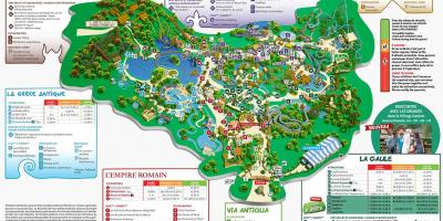 नक्शे के Asterix पार्क